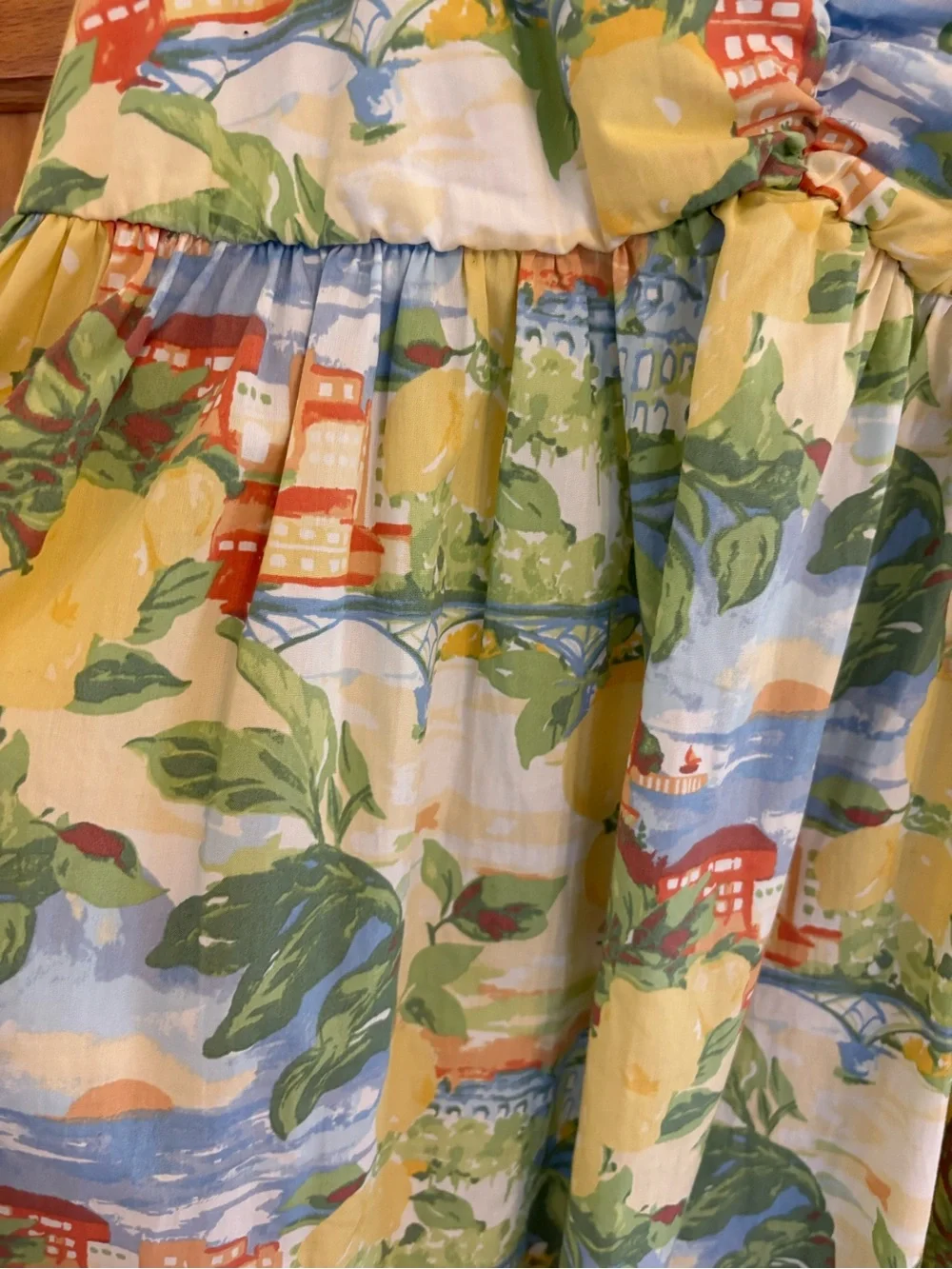 Abercrombie & Fitch Maxi Dress - Yellow & Green